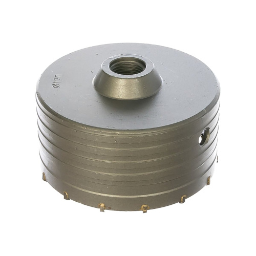 Коронка Matrix 70393 по бетону/кирпичу/камню Д-120мм Дл-70мм (1пред.) для дрелей/перфораторов