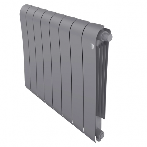 Биметаллический радиатор отопления  Royal Thermo Infinity 500 Vr80 8 Секций Silver Satin