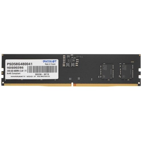 ОЗУ PATRIOT PSD58G480041 DIMM 8GB DDR5-4800