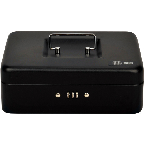 Ящик для денег без номинала Cactus CS-DCB-003 90x250x180 графитовый сталь 1.13кг