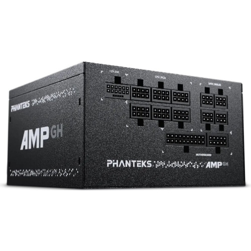 Блок питания PHANTEKS AMP GH 1000W (PH-P1000RT_BK01) (80 Plus Gold, ATX 3.1, PCIe 5.1, APFC, 120mm Fan, Fully Modular, Black)