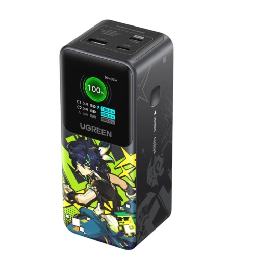 Power Bank UGREEN 35524GI Nexode Genshin Impact 20000mAh Fast Charging Power Bank 130W Black