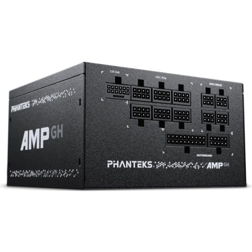 Блок питания PHANTEKS AMP GH 1200W (PH-P1200GR_BK01) (80 Plus Platinum, ATX 3.1, PCIe 5.1, APFC, 120mm Fan, Fully Modular, Black)