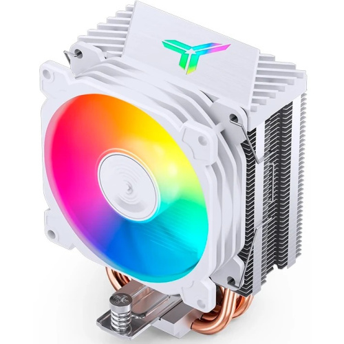 Кулер JONSBO CR-1400 E ARGB White LGA1851/1700/1200/115X/AM5/AM4 (TDP 160W, PWM, 92mm ARGB LED Fan, 4 тепловые трубки, 4-pin, белый) Retail