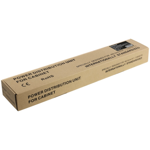 Блок розеток ExeGate ServerPro PDU-19H610 Al-6S-EU2.5CU-1P (EX280835RUS) 19", 1U, Алюминий, 6 Schuko, кабель с евровилкой VDE-250V-16A-3*1.5mm2