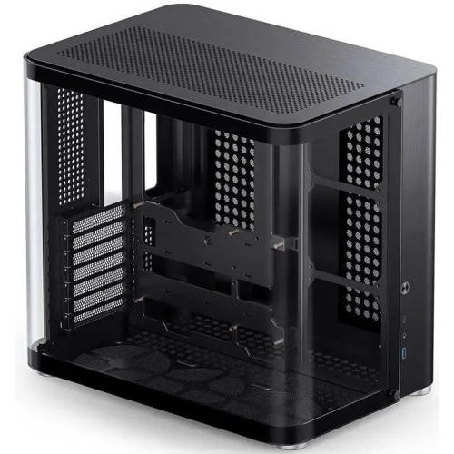 Корпус JONSBO TK-2 2.0 Black без БП, mini-ITX, micro-ATX, ATX, черный