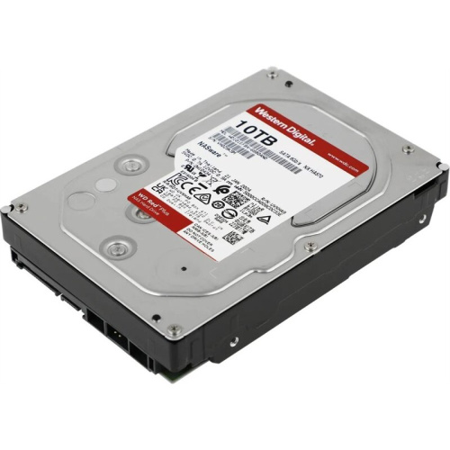 HDD Western Digital Red Plus NAS WD100EFGX 3.5" SATA 10Tb, 7200RPM, 512MB buffer, 1 year