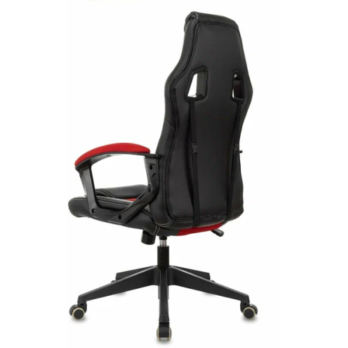 Кресло игровое Zombie Arena (zombie arena red) черный/красный эко.кожа/ткань крестов. пластик