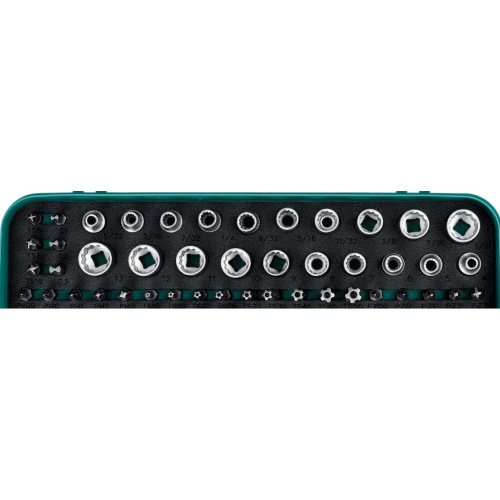 Отвертка-битодержатель KRAFTOOL X-drive-122 (26816) с насадками 122 шт.