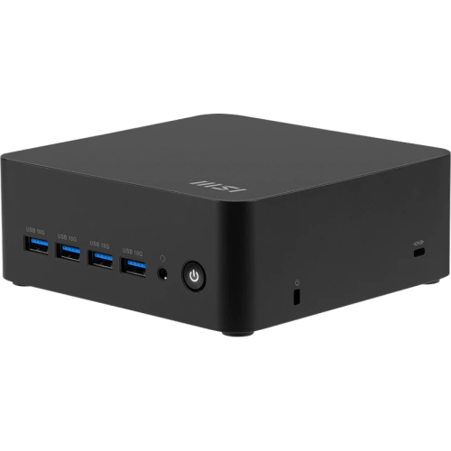 Неттоп MSI Cubi Z AI 8M-008XRU (9S6-B03231-019) AMD Ryzen 5 8645HS, DDR5 16ГБ, 512ГБ(SSD), AMD Radeon 760M, без операционной системы