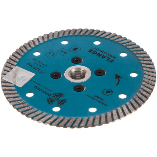 Диск алмазный отрезной TRIO-DIAMOND Турбо Hot Press FHQ452 125хм14