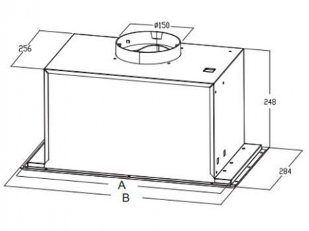 Вытяжка полновстраиваемая Midea MH60I370B черный