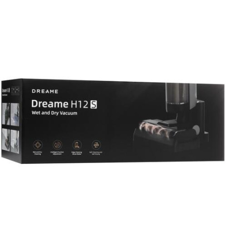 Вертикальный пылесос моющий Dreame H12S  черный