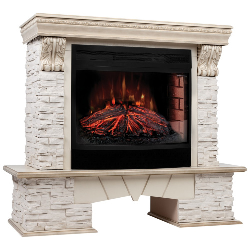 Электрокамин RealFlame Rockland Lux WT c Firefield 25 S IR