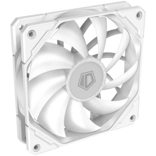 Вентилятор ID-COOLING TF-12025-Pro-ARGB-Trio White (3 in 1) 120x120x25мм (PWM, резиновые углы, белый, ARGB, 500-1800об/мин) Box