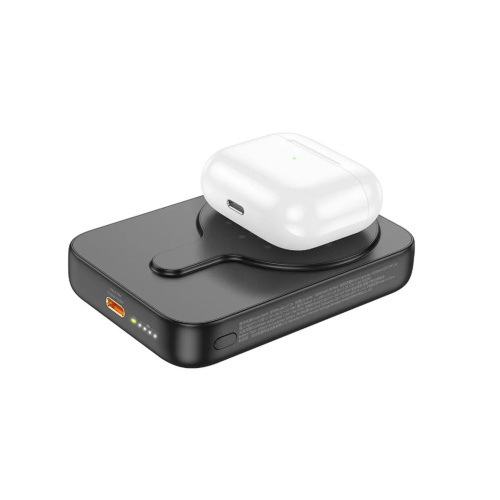 Аккумулятор внешний резервный HOCO J117A Esteem PD20W magnetic 10000 mAh (чёрный)