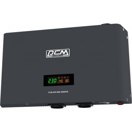 Стабилизатор напряжения POWERCOM WM-3000VA графитовый