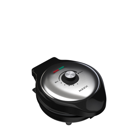 Вафельница Maxvi SM753S серебристо-черный