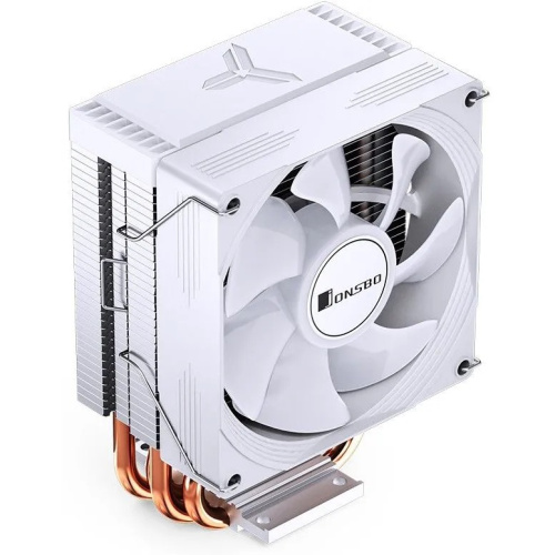 Кулер JONSBO CR-1300 Evo White LGA1700/1200/115X/AM5/AM4 (TDP 160W, PWM, 90mm Dynamic Multi-Color LED Fan, 4 тепловые трубки, белый, 4-pin)