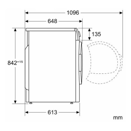 Сушильная машина Bosch WQG145APPL белый