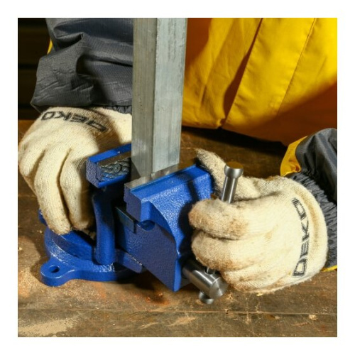 Тиски слесарные DEKO CL09, поворотные, 75 мм (065-0961)