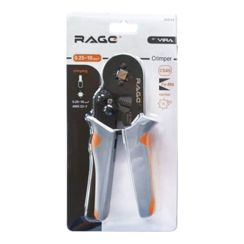 Пресс-клещи VIRA Rage 312113  квадратные для обжима наконечников до 10 мм2