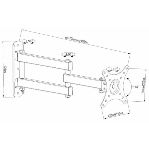 Кронштейн Benatek LCD-COBRA-33B