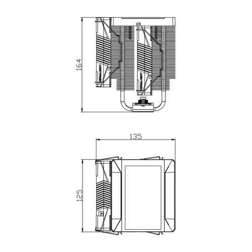 Кулер Thermalright Peerless Assassin Vision 120 Max ARGB White LGA115X/1200/1700/1851AM4/AM5 (Dual Tower, 2x120mm ARGB PWM Fan, медное основание, 6 т
