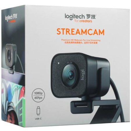 Веб-камера Logitech Full HD StreamCam Black