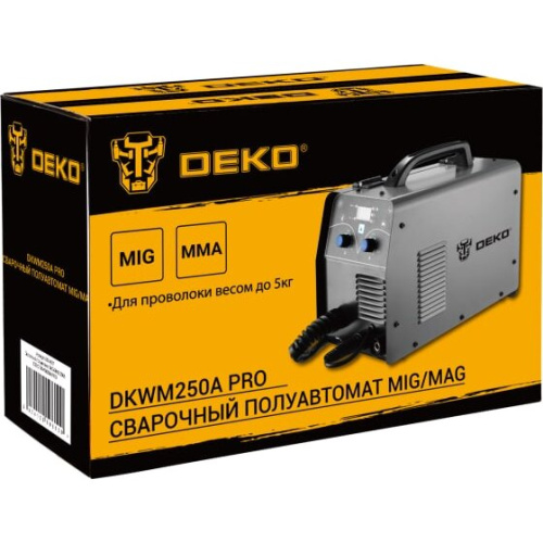 Сварочный полуавтомат DEKO DKWM250A Pro MIG/MAG 250А (051-4687)