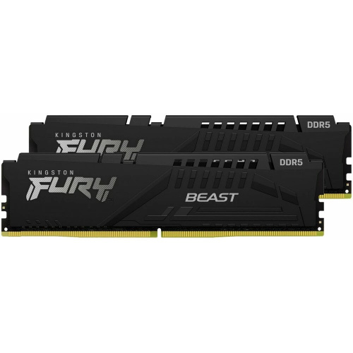 ОЗУ Kingston Fury Beast Black EXPO CL32 (Kit of 2) (KF564C32BBEK2-32) DDR 5 DIMM 32Gb PC51200, 64000Mhz, (retail)