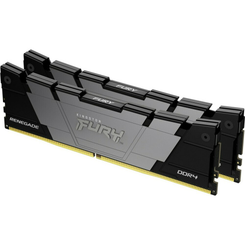 ОЗУ Kingston Fury Renegade Black KF432C16RB12K2/32 32GB3200MT/s DDR4 CL16DIMM (Kit of 2)1Gx8 Fury Renegade Black