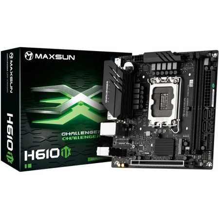 Материнская плата MAXSUN Challenger H610ITX 2LAN