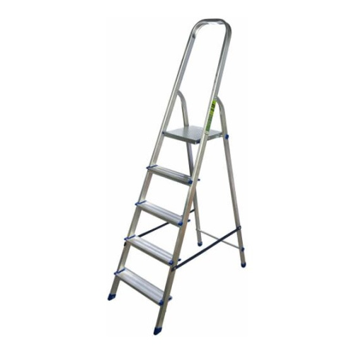 Стремянка СИБРТЕХ 97715 5ст, алюминиевая