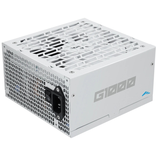 Блоки питания SAMA G1000 White (G1000-WHGFF001-EU) (HAT-1000yzB1G), 1000W 80+ Gold (ATX, 3.1, PCIe 5.0, Full modular, 1x24(20+4)pin mesh 55)