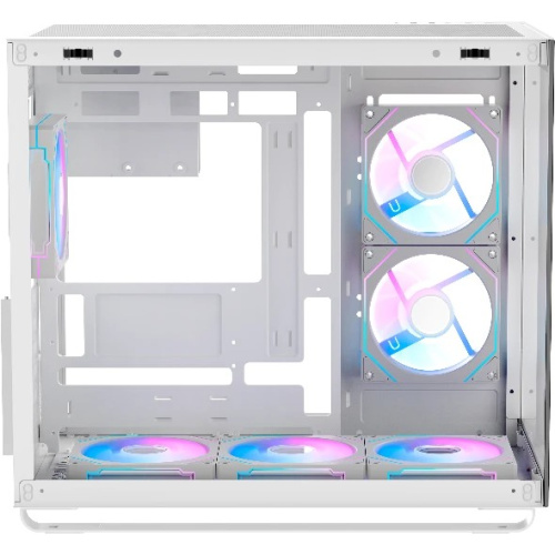 Корпус Ocypus Iota C70 WH ARGB, ATX, Type-C(3.1)*1, USB3.0*2, Bottom 3x120mm ARGB, Rear 1x120mm ARGB, MB side 2x120mm ARGB