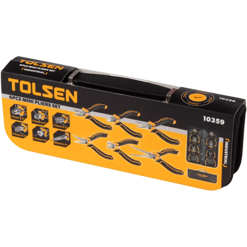 Набор пассатижей и бокорезов TOLSEN GRIPro 10359 6 предметов