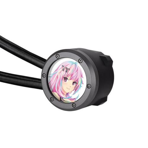 СВО Thermaltake CL-W415-PL12SW-A All-In-One Liquid Cooler System/ARGB Fan 120*3/PWM 500-1500 rpm/Water Block 2.1 inch LCD