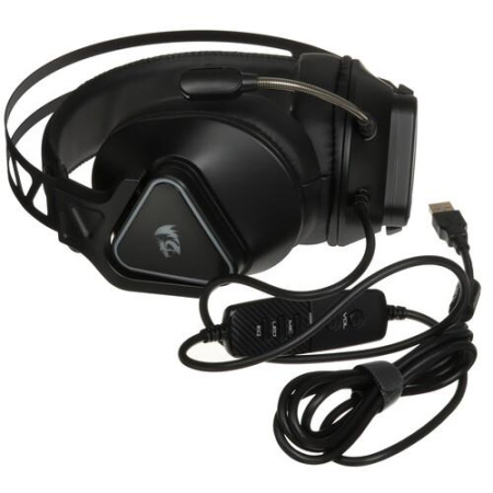 Проводные наушники Redragon Cadmus RGB черный