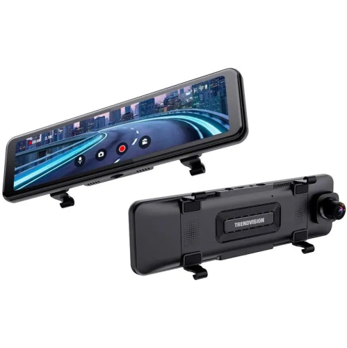 Видеорегистратор TrendVision CarPlay Mirror черный 2Mpix 2160x3840 2160p 150гр. MSTAR 8826