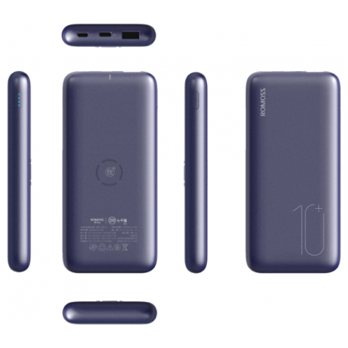 Power bank Romoss WSL10, 10000мAч синий