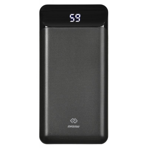 Внешний аккумулятор Digma DG-20000-PL-BK Li-Pol 20000mAh 3A+3A черный 2xUSB