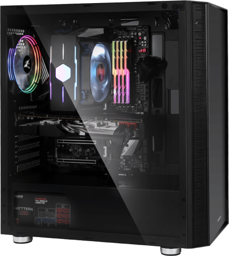 Корпус Zalman R2 black ATX, mATX, Mini-ITX, USB2.0 x2, USB3.0x1, с окном, без БП