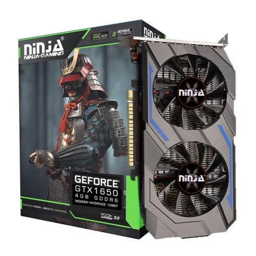 Видеокарта Sinotex Ninja GTX1650 (896SP) (NK165DF46F) 4G 128BIT GDDR6 (DVI/HDMI/DP)