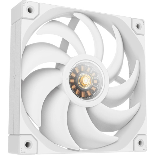 Вентилятор DEEPCOOL FT12 WH 120x120x25мм (PWM, White LED, белый, 500-2150об/мин) Color BOX