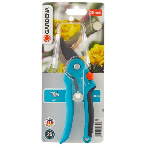 Секатор плоскостной Gardena B/S малый синий/черный (08854-20.000.00)
