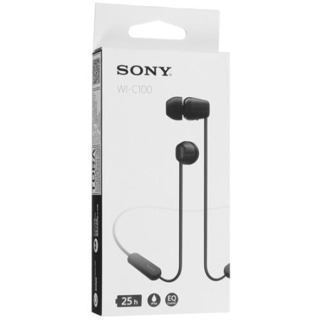 Беспроводные наушники Sony WI-C100 черный