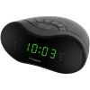 Радиобудильник Hyundai H-RCL200 черный, подсветка красная