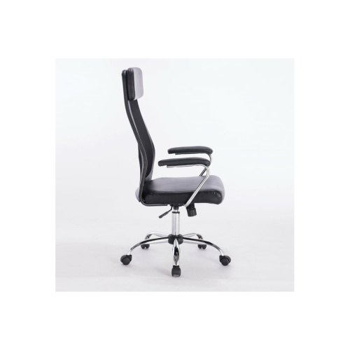 Кресло офисное BRABIX Flight EX-540 531850 хром, экокожа, сетка, черное