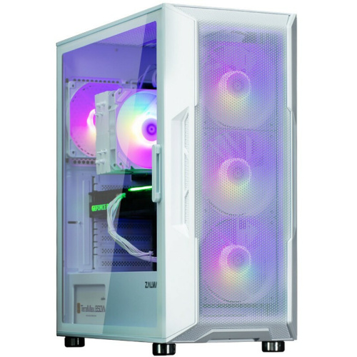 Корпус ZALMAN I3 Neo ARGB White, ATX, Front Mesh, Window, 2x3.5", 3x2.5", 1xUSB2.0, 2xUSB3.0, Front 3x120mm ARGB, Rear 1x120mm ARGB